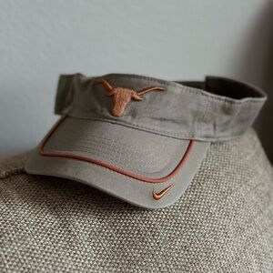 Nike Tan and Orange Sports Visor